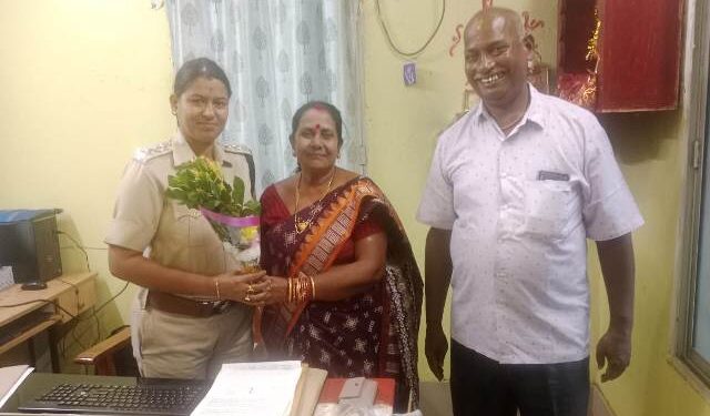 ନୂତନ ଥାନା ଅଧିକାରୀ ଙ୍କୁ ସମ୍ବର୍ଦ୍ଧନା