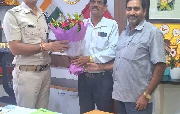 ପୁରୀ ଆରକ୍ଷୀ ଅଧିକ୍ଷକ ଙ୍କୁ ସୌଜନ୍ୟ ମୂଳକ ସାକ୍ଷାତ