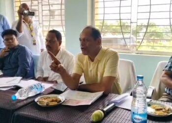 ଛେଳିଗଡ ଜଳପ୍ରକଳ୍ପ କାର୍ଯ୍ୟର ସ୍ଥିତି ଅନୁଧ୍ୟାନ କଲେ ବ୍ରହ୍ମପୁର ସାଂସଦ ପ୍ରଦୀପ ପାଣିଗ୍ରାହୀ