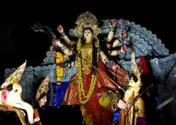 ରାମନାଗୁଡାରେ ମା ଦୁର୍ଗାଙ୍କୁ ଦେଲେ ମେଲାଣି