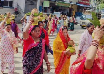 କଣ୍ଟାବାଞ୍ଜି ରେ ଗୋପାଷ୍ଟମୀ କାମଧେନୁ ଯଜ୍ଞ ପାଇଁ କଳସ ଯାତ୍ରା ଅନୁଷ୍ଠିତ