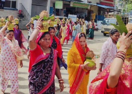 କଣ୍ଟାବାଞ୍ଜି ରେ ଗୋପାଷ୍ଟମୀ କାମଧେନୁ ଯଜ୍ଞ ପାଇଁ କଳସ ଯାତ୍ରା ଅନୁଷ୍ଠିତ