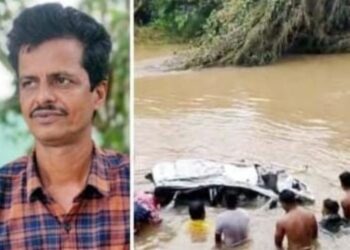 ଗଜପତି : ପ୍ରବଳ ସ୍ରୋତରେ କାର ସହ ଭାସି ଯାଇଥିବା ବ୍ୟବସାୟୀଙ୍କ ଶବ ଦୁଇ ଦିନ ପରେ ଉଦ୍ଧାର