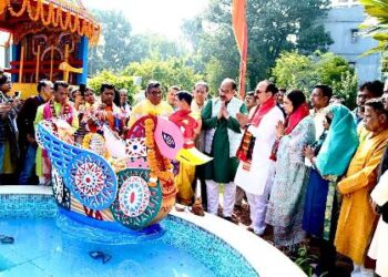 Delhi’s Hauz Khas Jagannath Temple Hosts Boat Sailing Ceremony
