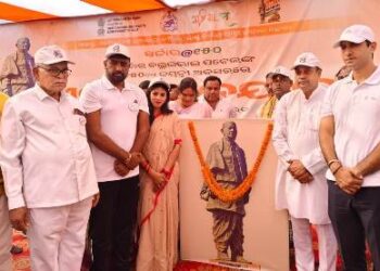 ବ୍ରହ୍ମଗିରି ରେ ଏକତା ପଦଯାତ୍ରା ଅନୁଷ୍ଠିତ ଏକ ଭାରତ ଆତ୍ମାନିର୍ଭର ଭାରତ