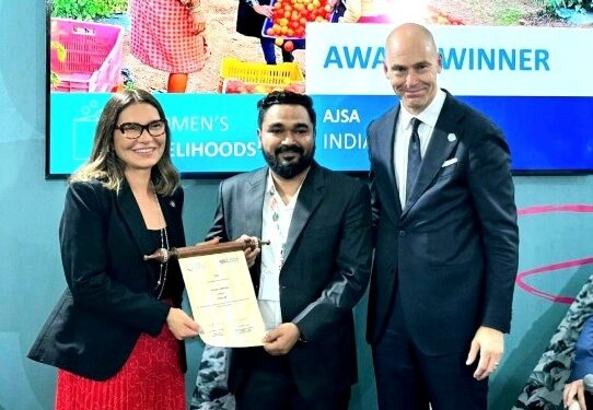 AJSA India Wins the Prestigious Global “Locally Led Adaptation Award” at COP 30, Belém, Brazil