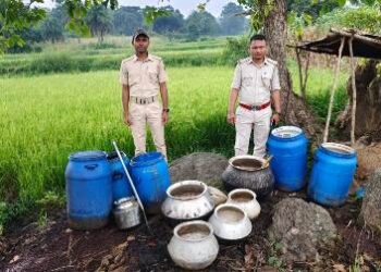 ଜଙ୍ଗଲରେ ଚଳାଇଥିଲେ ବେଆଇନ କାରବାର, ଅତର୍କିତ ଚଢ଼ାଉ କରି ଅବକାରୀ ବିଭାଗ