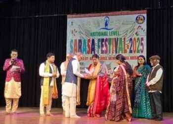 “ସରସ ସମ୍ମାନ” ରେ ସମ୍ମାନିତ ହେଲେ ଓଡ଼ିଶୀ ନୃତ୍ୟ ଗୁରୁ ଶ୍ରୀମତୀ ପୁଷ୍ପିତା ମିଶ୍ର