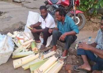 କାର୍ତ୍ତିକ ପୂର୍ଣ୍ଣମୀ ପାଇଁ କଦଳୀ ବାସୁଙ୍ଗା ପ୍ରସ୍ତୁତି