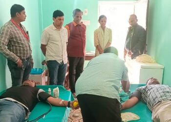 ରକ୍ତଦାନ ଶିବିର ଅନୁଷ୍ଠିତ