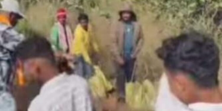 ଗଜପତି ଜିଲ୍ଲା କାଶୀନଗର ଥାନା ଅଂଚଳରେ ୧ କ୍ଵିଣ୍ଟାଲ ଗୋମାଂସ ଜବତ ୩ ଅଟକ : ଜବତ ଗୋମାଂସ କୁ ମାଟିରେ ପୋତାଗଲା