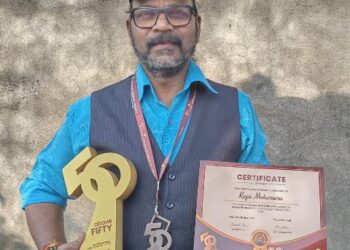 ଚିତ୍ରଶିଳ୍ପୀ ରାଜ ମହାରଣ କାନଭାସ ଆର୍ଟିଷ୍ଟ ଅଫ ଦି ଇୟର ଅଓ୍ବାର୍ଡ