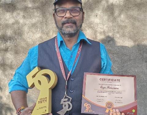 ଚିତ୍ରଶିଳ୍ପୀ ରାଜ ମହାରଣ କାନଭାସ ଆର୍ଟିଷ୍ଟ ଅଫ ଦି ଇୟର ଅଓ୍ବାର୍ଡ