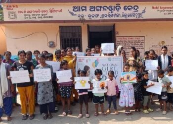 AM/NS India celebrates National Girl Child Day across 16 Anganwadi Centres in Jagatsinghpur