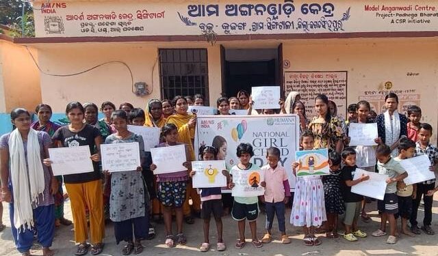 AM/NS India celebrates National Girl Child Day across 16 Anganwadi Centres in Jagatsinghpur