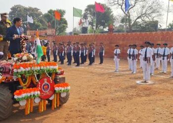 ଖୋର୍ଦ୍ଧାରୋଡ଼ ରେଳ ମଣ୍ଡଳରେ ୭୭ତମ ଗଣତନ୍ତ୍ର ଦିବସ ପାଳିତ