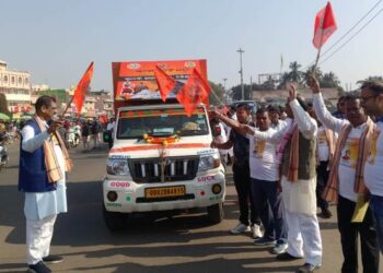 ବଡଦାଣ୍ଡରେ ଗଡ଼ିଲା ସ୍ବଦେଶୀ ସଂକଳ୍ପ ରଥ