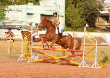 NCC cader horse ridding camp at OUAT ground     Successful Conduct of Opening Ceremony – Equestrian Camp 2026 at OUAT