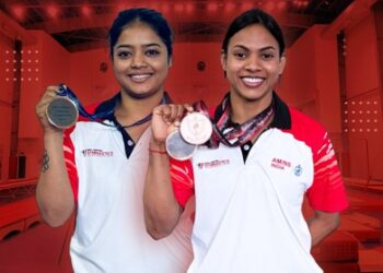 Women athletes from Odisha AM/NS India Gymnastics High Performance Centre excel at the 54th All India Railway Gymnastics Championship