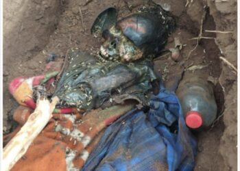 ସଂରକ୍ଷିତ ଜଙ୍ଗଲର ମାଟି ତଳୁ ଦୁର୍ଦ୍ଦାନ୍ତ ମାଓବାଦୀ ଅନ୍ବେଷ ଙ୍କ ଗଳିତ ମୃତଦେହ ଉଦ୍ଧାର