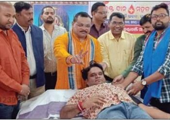 କଣ୍ଟାବାଞ୍ଜି ମାଟିର ମହୋତ୍ସବ କମିଟି ପକ୍ଷରୁ ରକ୍ତଦାନ ଶିବିର