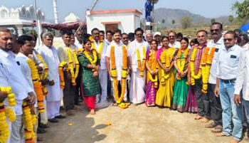 ବିଧାୟକଙ୍କ ଦ୍ଵାରା କାଶୀନଗର ବ୍ଲକ ଅନ୍ତର୍ଗତ ଖୁରିଗାଁ ନିକଟରେ ଶ୍ରୀ ଗୌରୀ ନୀଳକଣ୍ଠେଶ୍ଵର ମନ୍ଦିର ପ୍ରାଙ୍ଗଣ ରେ ପୂଜା ମଣ୍ଡପ ଉଦଘାଟିତ