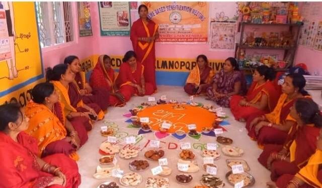 ପୁଟୁପଡା ଅଙ୍ଗନବାଡ଼ି କେନ୍ଦ୍ର ରେ “ଆମ ବ୍ୟଞ୍ଜନ” କାର୍ଯ୍ୟକ୍ରମ ଅନୁଷ୍ଠିତ