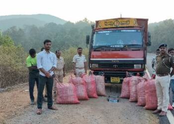 ବାଲିଗୁଡାରୁ ପଶ୍ଚିମବଙ୍ଗ ପଇଡ଼ ବୋଝେଇ ଟ୍ରକ ଭିତରେ ଗଞ୍ଜେଇ ଚାଲାଣ : ଡ୍ରାଇଭର ଓ ଚାଲାଣକାରୀ ଚମ୍ପଟ