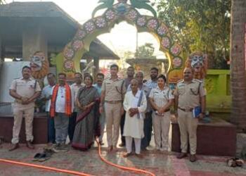 ହରିରାଜପୁର ମେଳଣ ପାଇଁ ଏସପିଙ୍କ ପରିଦର୍ଶନ ଓ ସମୀକ୍ଷା