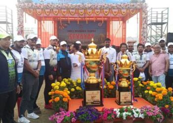 ଆରମ୍ଭ ହେଲା ସେବାୟତ ପ୍ରିମିୟର ଲିଗ କ୍ରିକେଟ ଟୁର୍ଣ୍ଣାମେଣ୍ଟ ପ୍ରଥମ ମ୍ୟାଚ ରେ ସୁଆର ମହାସୁଆର ନିଯୋଗ ବିଜୟୀ