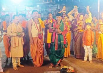 ତାରିଣୀ ପୂଜା ପାଇଁ କଳସ ଶୋଭାଯାତ୍ରା