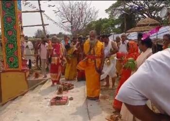 ପବିତ୍ର ପ୍ରାଚୀନଦୀର ପୁନଃଉଦ୍ଧାର ପାଇଁ ବାବା ଅଭିରାମ ସରସ୍ଵତୀଙ୍କ ୧ଲକ୍ଷ ୧ ହଜାର ୧୦୮ ଶିବ ଲିଙ୍ଗ ସ୍ଥାପନ