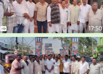 ପାରଳଖେମୁଣ୍ଡି ଉପକଣ୍ଠ ସ୍ଥିତ ଯାଜପୁର ଗ୍ରାମରେ ସପ୍ତମି ଦିନ ମା ନାକିଟିଭବାନୀ ଙ୍କ ଠାକୁରାଣୀ ଯାତ୍ରା ରେ ଯୋଗଦେଲେ ବିଧାୟକ ରୂପେଶ ପାଣିଗ୍ରାହୀ