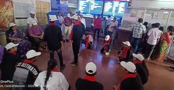 ଖୋର୍ଦ୍ଧାରୋଡ୍ ରେଳଷ୍ଟେସନ ଓ ମଣ୍ଡଳ ଚିକିତ୍ସାଳୟରେ ଯକ୍ଷ୍ମାରୋଗ (ଟିବି) ନିରାକରଣ ସଚେତନତା ଅଭିଯାନ ଅନୁଷ୍ଠିତ