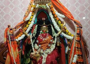 କୁଦିଆରୀ ମା ଜାଗୁଳେଇଙ୍କ ବାସନ୍ତିକ ଦୁର୍ଗାପୂଜା ଓ ନବରାତ୍ର ମହୋତ୍ସବ : ସ୍କାଳରାତ୍ରି ବେଶରେ ଦର୍ଶନ ଦେଲେ ମା’