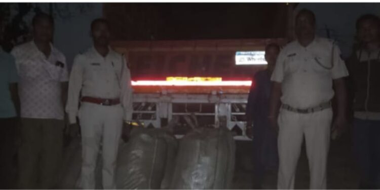 ଆଇଚର ଗାଡି ସହ ଗଞ୍ଜେଇ ଜବତ : ଚାଳକ ଓ ଗଞ୍ଜେଇ ମାଫିଆ ଫେରାର