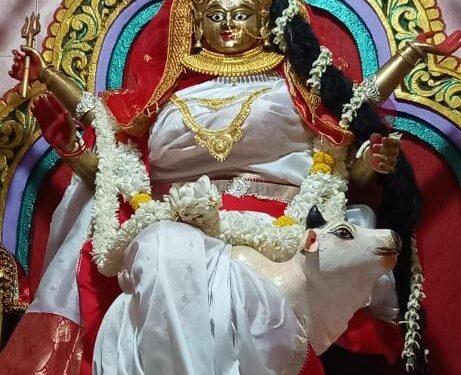 କୁଦିଆରୀ ଗ୍ରାମଦେବୀ ମା’ ଜାଗୁଳେଇଙ୍କ ଶକ୍ତିପୀଠରେ ବାସନ୍ତିକ ଦୁର୍ଗାପୂଜା ଓ ନବରାତ୍ର ମହୋତ୍ସବ : ମହାଗୌରୀ ବେଶରେ ଦର୍ଶନ ଦେଲେ ମା