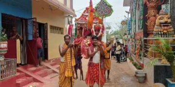 ମା ତାରିଣୀ ଦେବୀଙ୍କ ୧୮ତମ ବିଶ୍ଵଶାନ୍ତି ମହାଯଜ୍ଞ ଉପଲକ୍ଷେ କଳସ ଯାତ୍ରା