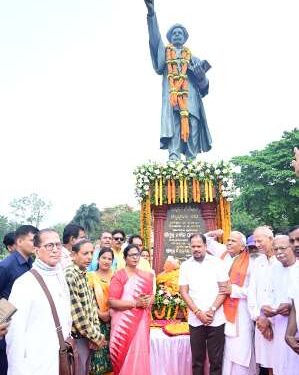 ଉତ୍କଳଗୌରବ ମଧୁସୂଦନ ଦାସଙ୍କ ଜୟନ୍ତୀରେ ମାଲ୍ୟାର୍ପଣ ଓ ଶ୍ରଦ୍ଧାଞ୍ଜଳି