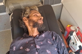 ଜଙ୍ଗଲ ରୁ ଅଜଣା ବ୍ୟକ୍ତି ଙ୍କୁ ଉଦ୍ଧାର କଲା ପୋଲିସ