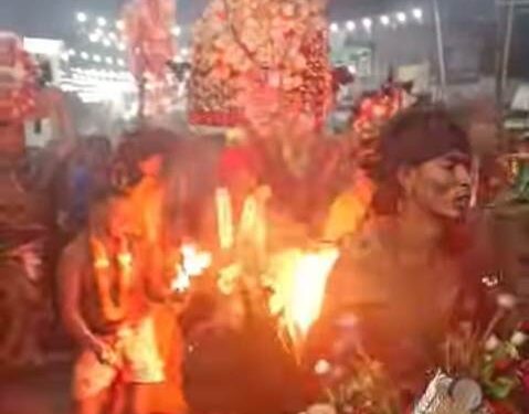 ବାଲିଗୁଡାରେ ଦଣ୍ଡ ଯାତ୍ରା ଯୋଗୁଁ ସମଗ୍ର ଅଞ୍ଚଳ ଭକ୍ତିମୟ ପରିବେଶ : ଢୋଲରେ ଦୁଲୁକୁଛି ଓ ଝୂଣାରେ ମହକୁଛି