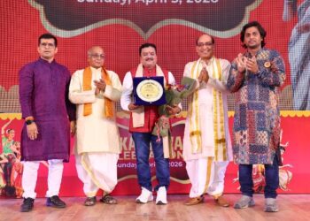 ନୟାଗଡ଼ର ପୁଅ ରବୀନ୍ଦ୍ର ରାଉତଙ୍କୁ ଇନ୍ଦୋରରେ “ଓଡ଼ିଆ ଗୌରବ ସମ୍ମାନ ୨୦୨୬”