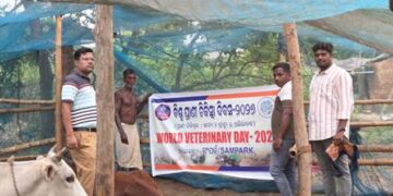 ବିଶ୍ୱ ପ୍ରାଣୀ ଚିକିତ୍ସା ଦିବସରେ ସଂପର୍କ ପକ୍ଷରୁ ପ୍ରାଣୀପାଳକଙ୍କ ପାଇଁ ସଚେତନତା ଶିବିର