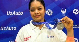 Pranati Nayak of Odisha AM/NS India Gymnastics High Performance Centre wins silver at FIG World Challenge Cup 2026