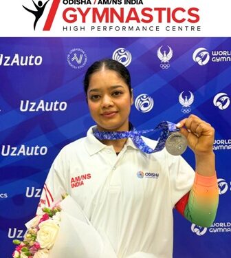 Pranati Nayak of Odisha AM/NS India Gymnastics High Performance Centre wins silver at FIG World Challenge Cup 2026