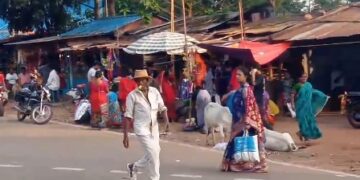 ବିନା ପାରିଶ୍ରମିକ ରେ ଟ୍ରାଫିକ ସେବା ଯୋଗାଇ ଚର୍ଚ୍ଚା ରେ ଦିନ ମଜୁରିଆ