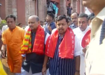 ଶ୍ରୀମନ୍ଦିରରେ ଶ୍ରୀଜୀଉଙ୍କ ଦର୍ଶନ କଲେ ବିଜେପି ରାଷ୍ଟ୍ରୀୟ ଅଧ୍ୟକ୍ଷ ନିତିନ ନବୀନ