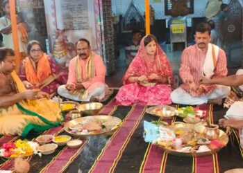 ପବିତ୍ର ଶୀତଳ ଷଷ୍ଠୀ ଅବସରରେ କଟକର ଆରାଧ୍ୟ ଦେବତା ପ୍ରଭୁ ଶ୍ରୀ ଚହଟେଶ୍ୱରଙ୍କ ବିବାହ ଉତ୍ସବ