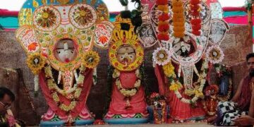 ଧ୍ୟାନକୁଦ ଜଗନ୍ନାଥ ମନ୍ଦିରରେ ଶ୍ରୀ ଜିୟୁ ମାନଙ୍କ ସ୍ନାନଯାତ୍ରା