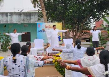 ବ୍ରହ୍ମାକୁମାରୀ ସେବାକେନ୍ଦ୍ରରେ ବିଶ୍ଵ ଯୋଗ ଦିବସ ପାଳିତ